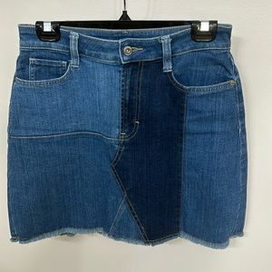 Arizona “patchwork” denim skirt, size 9 (juniors)